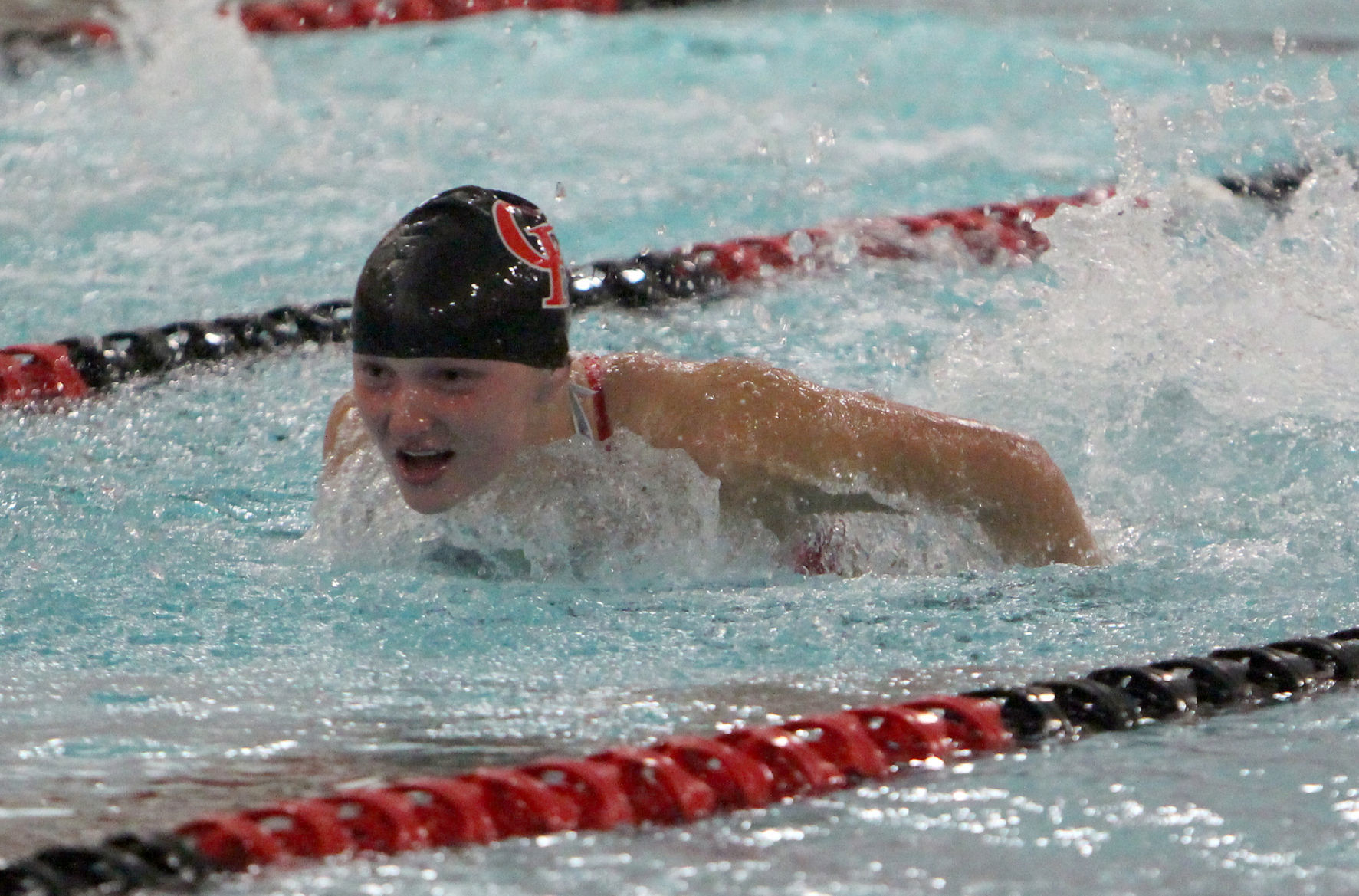 Hudson at Chi-Hi girls swimming 9-10-19